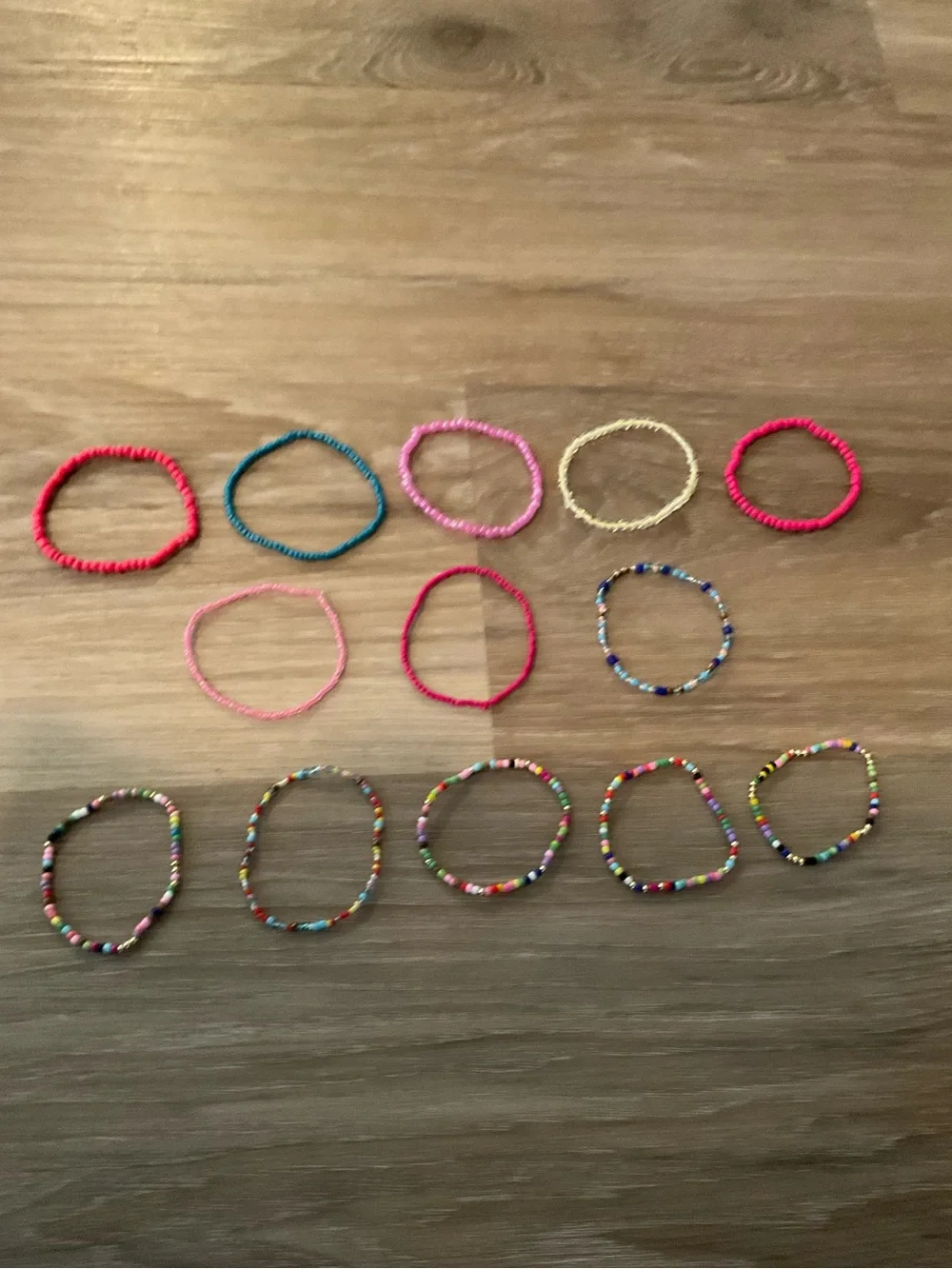 Colorful Beaded Stretch Bracelet Set